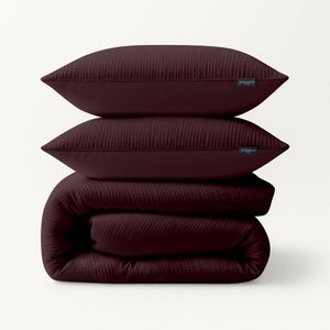 Dekbedovertrek - Effen - 200x200 cm - Katoen - Mousseline