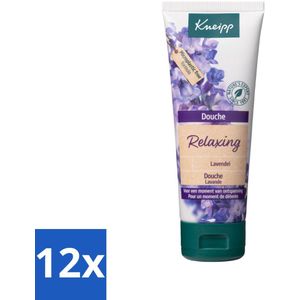 12 x Kneipp - Mini Douchegel - Relaxing - Ontspannende Geur - 75 ml - Douchegel - Kneipp - Relax - Lavendel - Ontspanning