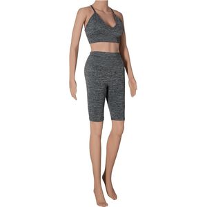 Xtreme - Sportset dames - Short/BH - Antraciet - XL - Sport short - Sportkleding dames