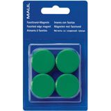 MAUL magneet Solid 20mm trekkracht 300gr blister 8 groen