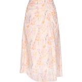 DreiMaster - Vintage - A-lijnrok - Lila / Oranje / Abrikoos / Rosa