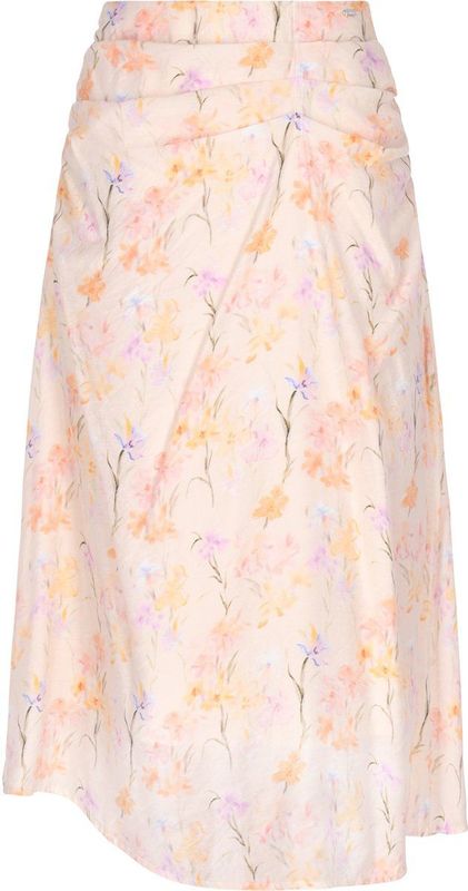 DreiMaster - Vintage - A-lijnrok - Lila / Oranje / Abrikoos / Rosa