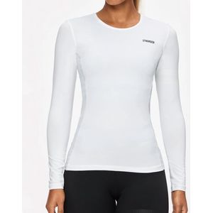 Stronger - Signature Longsleeve - Sportshirt - Dames - Wit - Maat L