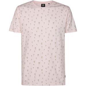 Petrol Industries - Heren All-over Print T-shirt Serene - Roze - Maat XXL