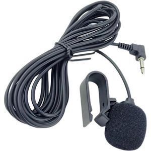 35 mm externe microfoon met clip en kabelmontage voor auto hoofdeenheid - 2 m kabel