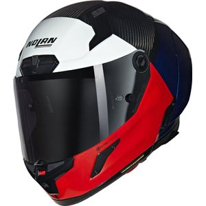 Nolan - X-804 RS Blocco 348 - Integraalhelm - Visceraal Rood Diepblauw Wit Glossy