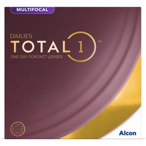 +4.50 - DAILIES TOTAL 1® Multifocal - Medium - 90 pack - Daglenzen - BC 8.50 - Multifocale contactlenzen