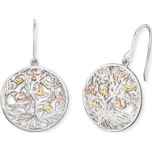 Engelsrufer - ERE-TREE-TRICO - Oorbellen - Tricolor Verguld Sterling Zilver