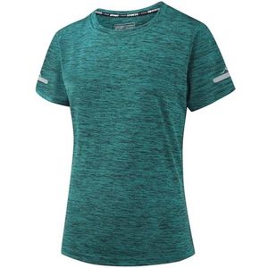 Ademende Dames Sport Shirt Korte Mouw voor Running - Functionele T-Shirts en Tops
