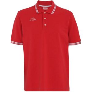 Kappa - Logo Maltax 5 MSS Polo - Rode Polo Katoen-L