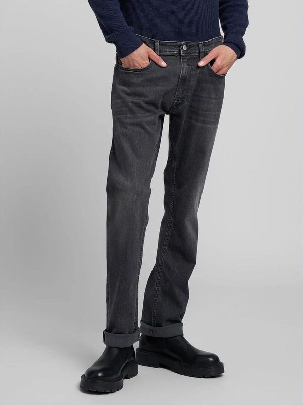 Replayvoor mannen. M1005.000.573B918 Rocco Comfort Fit Jeans zwart (30/32), Casual, Katoen, Denim