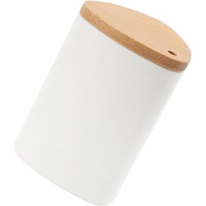 Tandenstoker opbergdoos PS Bamboe Modern Grote capaciteit Geschikt voor thuis Hotel Restaurant Compatibel met alle soorten tandenstokers