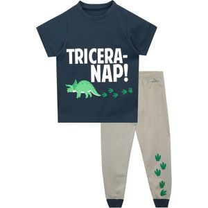 Harry Bear Jongens Pyjama Dinosaurus, Blauw, 7-8 Jaren