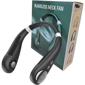 M&W Draagbare Gezichtsventilator - Nek Ventilator - LED