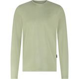 State of Art Heren longsleeve groen (Maat: S) - Effen - Halslijn: Ronde hals,