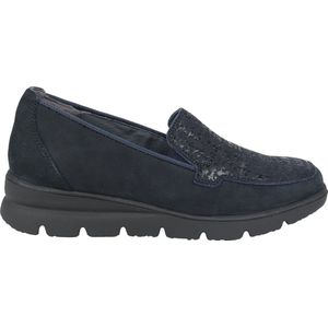 Waldläufer H-Bruni - dames moccasin - blauw - maat 40.5 (EU) 7 (UK)