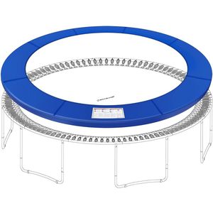 SONGMICS Trampoline-randafdekking, diameter 305cm, veerafdekking, randbescherming, veiligheidsmat, uv-bestendig, scheurbestendig trampolineaccessoire, standaardmaat