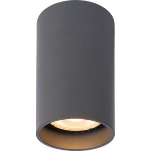 Lucide DELTO Plafondspot - Ø 5,5 cm - LED Dim to warm - GU10 - 1x5W 2200K/3000K - Grijs