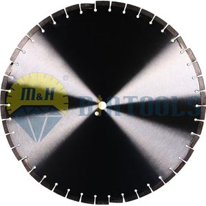 M&H diatools Diamant Zaagblad voegenzaagblad/vloerenzaagblad 60-80kw Asfalt 600mm X asgat 25,4mm Nat - Gereedchap voor diamantbewerking