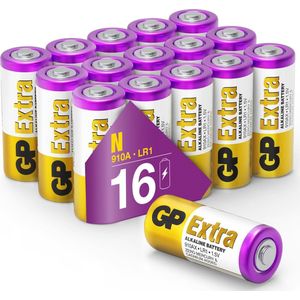 GP Extra Alkaline batterijen N Lady LR1 batterij 1.5V - 16 stuks