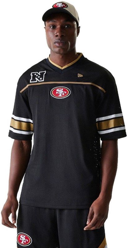 New Era Nfl Graphic San Francisco 49ers T-shirt Met Korte Mouwen Zwart L Man