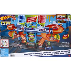 Hot Wheels City Mega Autowasserette - Speelgoedvoertuig