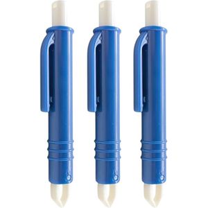 Professor Q - Tekentang - Tekenpincet - 3 stuks - Blauw