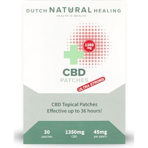 CBD Pleisters - Ultra Sterk - 30 x 45mg - 1350mg