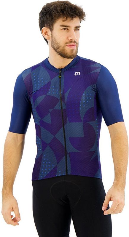 Ale Pragma Enjoy Korte Mouw Wielertrui Blauw S Man