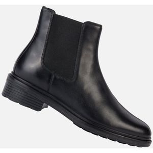 Geox - Walk Pleasure - Dameslaarzen - Zwart - Leer