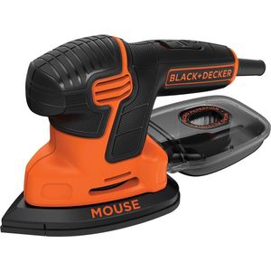 BLACK+DECKER Mouse KA2000 Detailschuurmachine - 110W - incl. accessoires en softbag