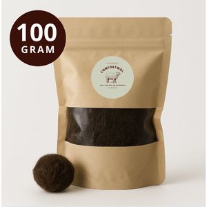 ComfortWol – 100% natuurlijke antidruk-wol 100 gram | Wandelwol voor voeten, helpt tegen blaren, hielspoor & likdoorns | Ideaal voor Avondvierdaagse, Nijmeegse Vierdaagse, Pieterpad | Met lanoline, teenspreider-effect & likdoornpleisters | Voetwol