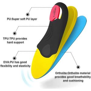 Orthopedische inlegzolen Steunzool inlegzolen Comfortabele Inlegzolen voor platte voeten, 47-48 EU 30.5cm