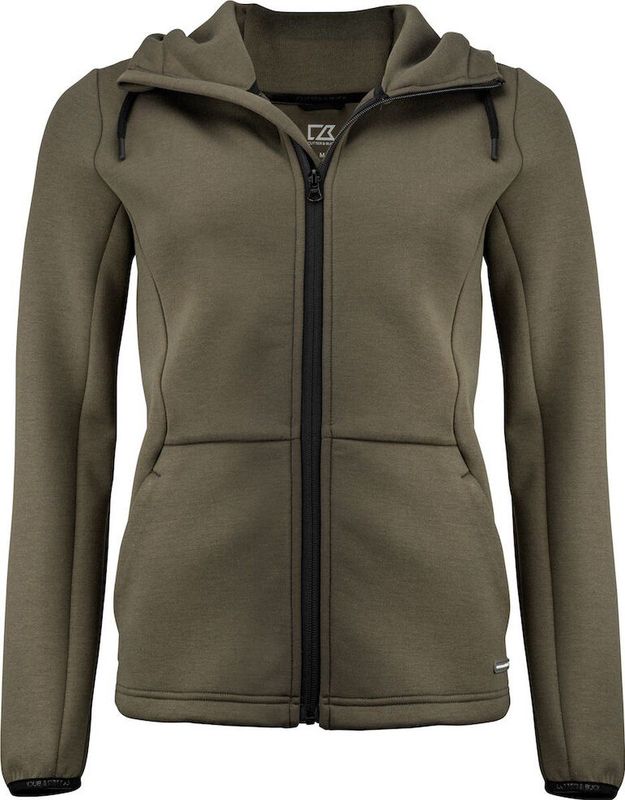 Cutter & Buck Pemberton Hood FZ Dames 358419 - Ivy Groen - 36/S