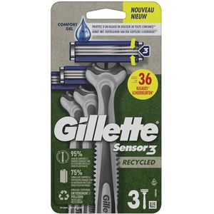Gillette Wegwerpmesjes Sensor3 Recycled 3 stuks