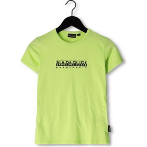Napapijri K S-box Ss 1 Polo's & T-shirts Jongens - Polo shirt - Lime - Maat 104