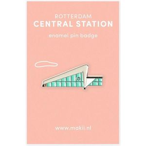 Makii - Emaille Pin - Rotterdam Centraal