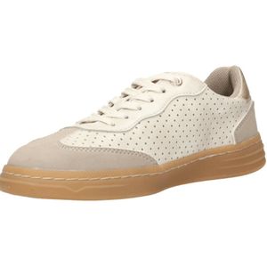 Sneakers - Zwart - Imitatieleer - Uitneembare Zool - Snoersluiting