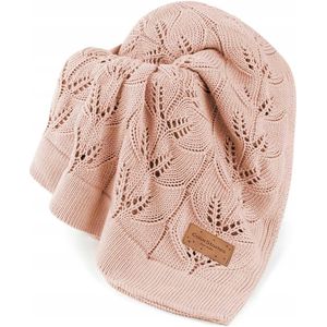 ColorStories Bamboe Baby Deken Ivi Pastel Roze 80x100cm