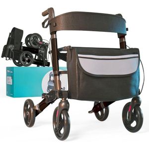 Opvouwbare Premium Rollator - Lichtgewicht Aluminium - Comfortabel en Wendbaar