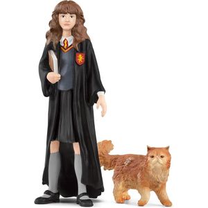 SLH42635 Schleich Harry Potter - Hermione Granger en Crookshanks, figuur voor kinderen 6+