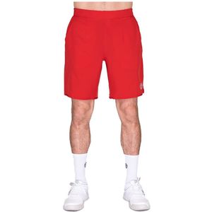 BIDI BADU - Crew 9Inch Shorts - Rood - Korte Broeken