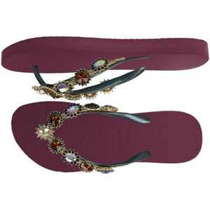 Uzurii Monroe rood slippers dames (18.197.07)