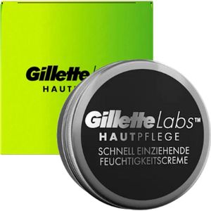 Gillette Labs Vochtinbrengende crème | 1x 100 ml - Met vitamine B3 & Zeewier | Trekt snel in en voelt licht aan