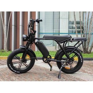 OUXI V8 Elektrische Fatbike - Inclusief buddysit - 250Watt - 25km/u - 20 inch banden