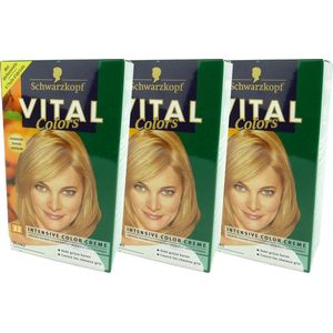 Schwarzkopf Multipack 3x Vital Colors 32 - blond creme haarkleur ingesteld inkleuring