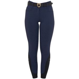 Equestro Dames Rijbroek – Hoge Taille Full Grip L White