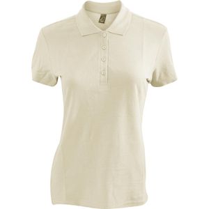 SOLS Dames/dames Passion Pique Poloshirt met korte mouwen (Zand)