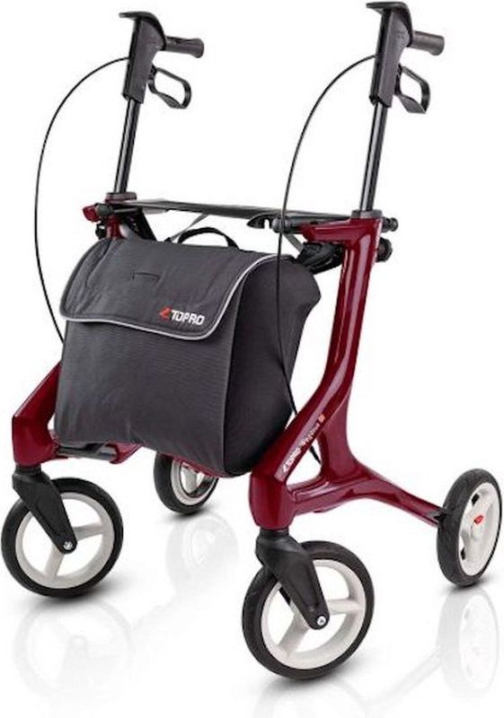Topro - Pegasus - Rollator - Rood - Carbon