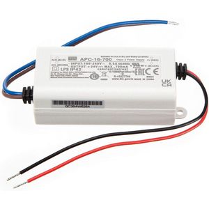 Velleman - APC-16-700 - LED-Driver - Wit - 1 Uitgang - 700 mA